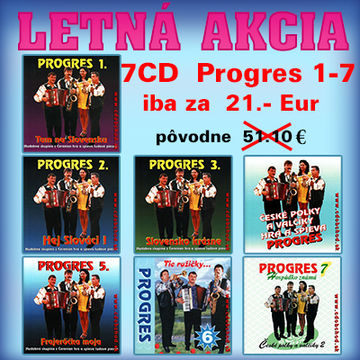 Progres 1- 7 7CD Letn akcia 1.