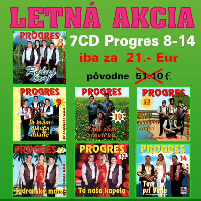 Progres 8- 14 7CD Letn akcia 2.