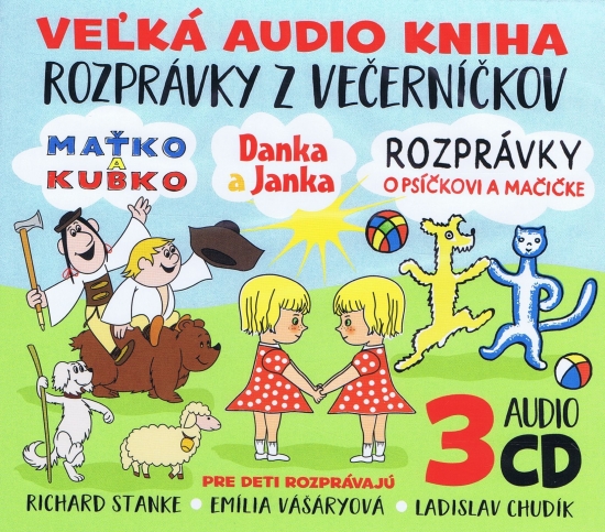 3CD BOX Vek audio kniha - Rozprvky z veernkov 