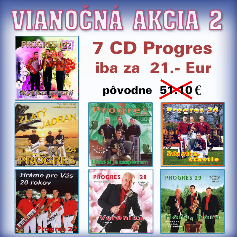 Vianon akcia 2. 7CD Progres